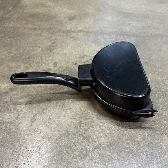 Nonstick Double Sided Folding Frying Pan Egg Poacher Skillet 3 Cup Cookers - Picture 7 of 10